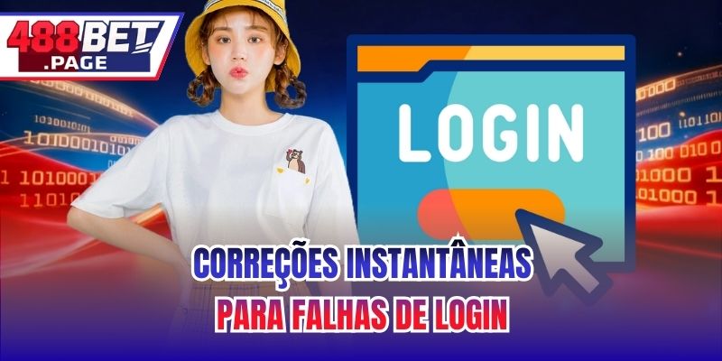Correções Instantâneas para Falhas de Login